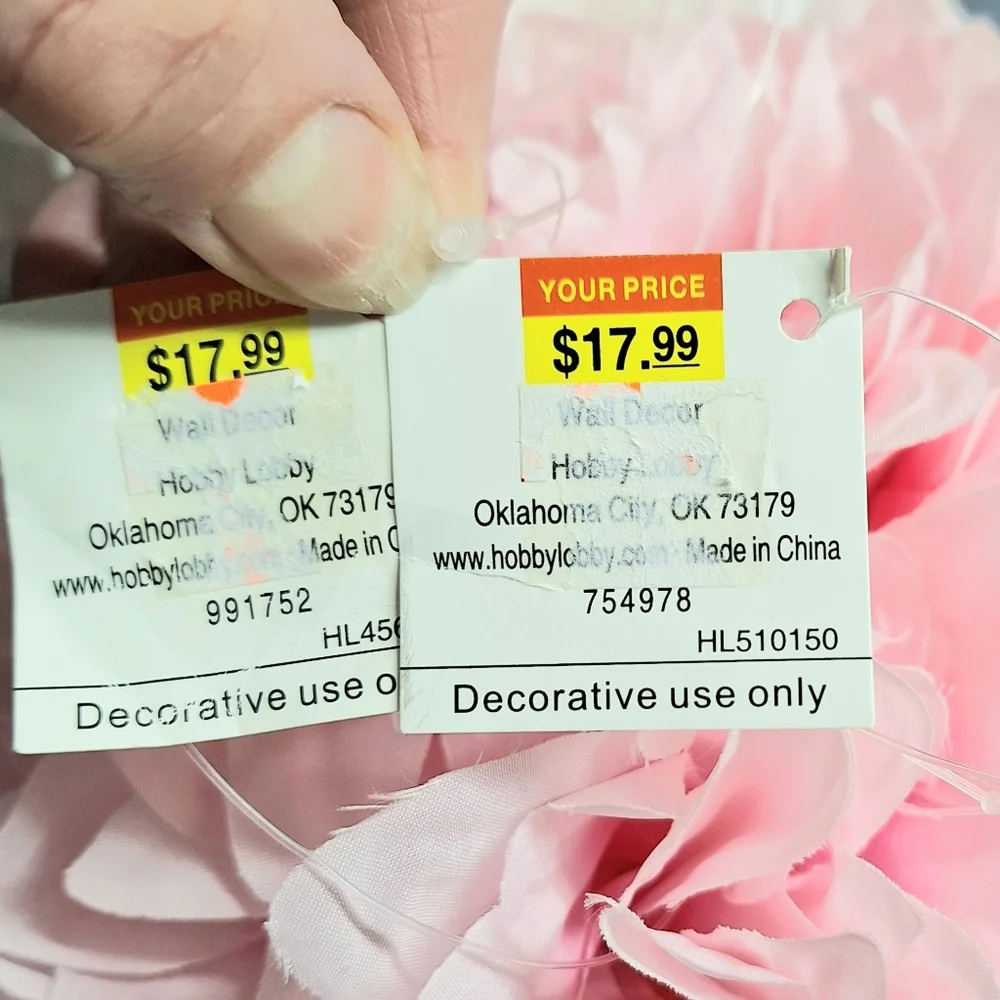 Hobby Lobby Chrysanthemum Flower Set of 2, HL510150, NWT